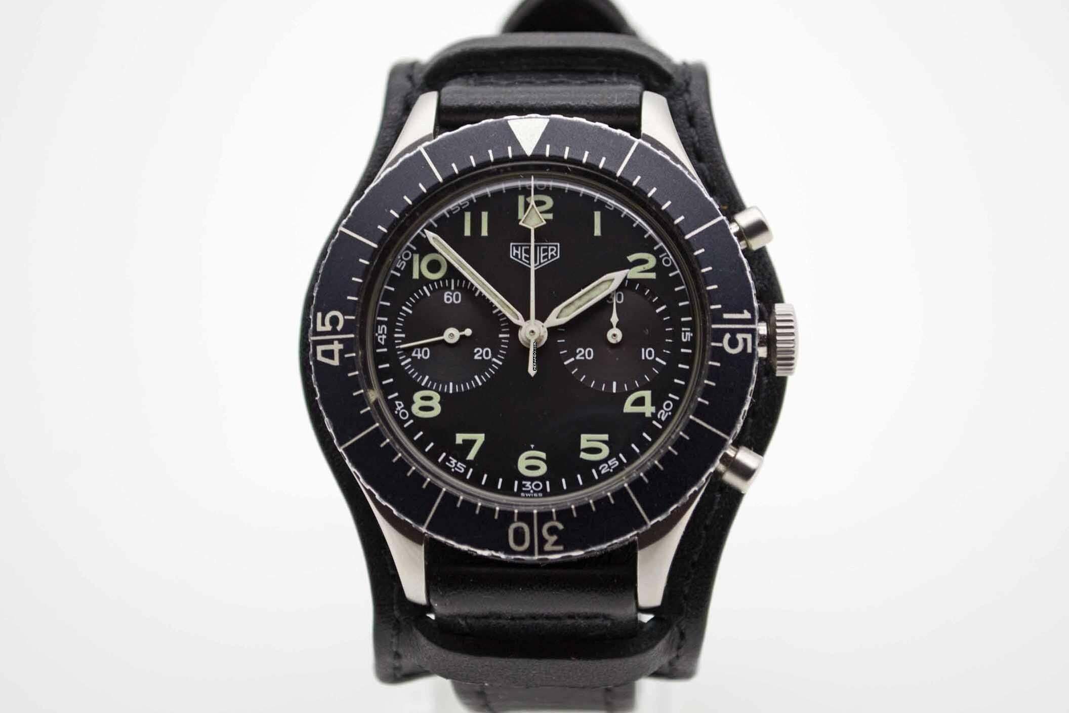Thumbnail von Heuer Bundeswehr Flyback Chronograph 1550SG