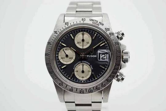 Tudor Oysterdate Big Block 94300 Solo Dial mit neuem Service aus 1979