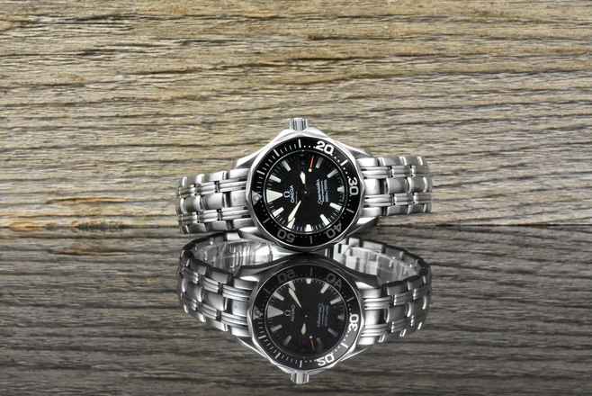  Omega Seamaster Diver 300 M Quarz Lady 2282.50 Black Dial - Vintage 