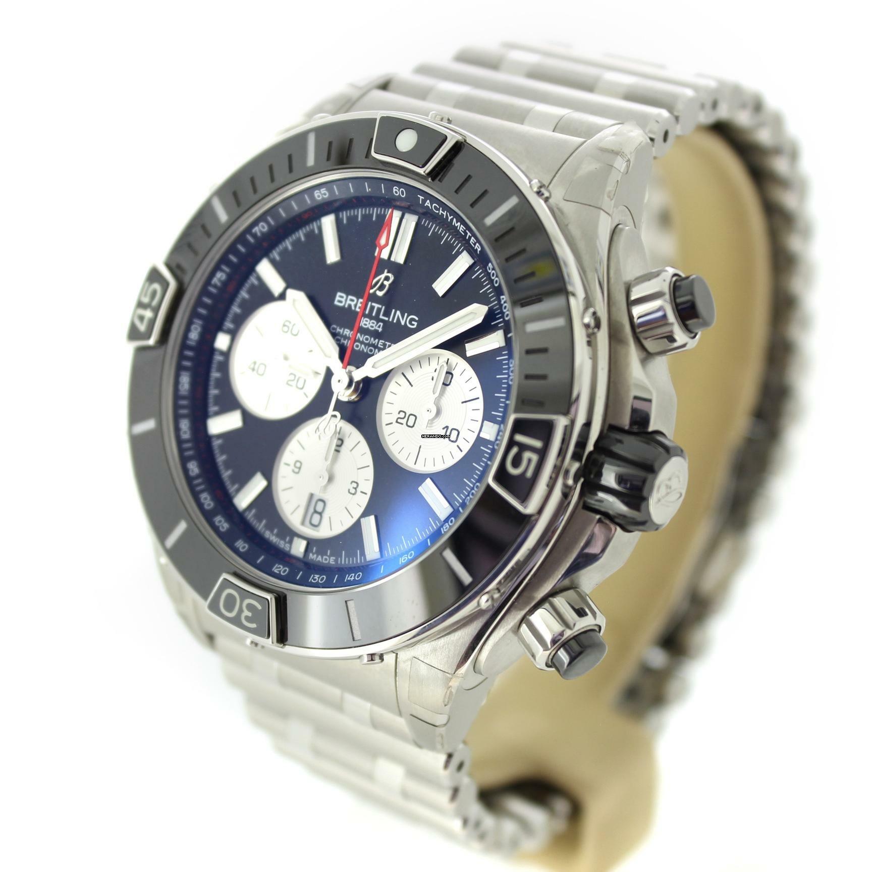 Thumbnail von Breitling Chronomat Super Chronomat B01 44 Full Set