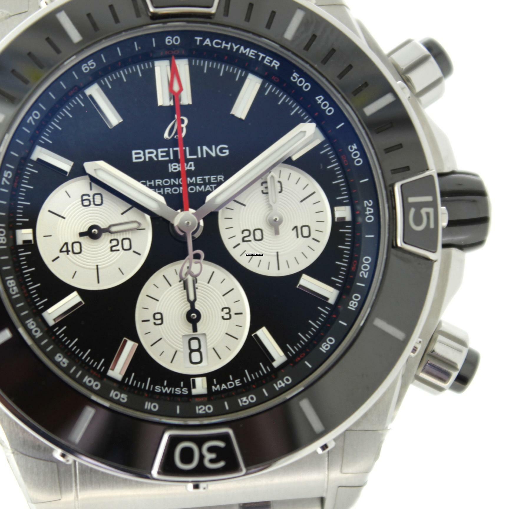 Thumbnail von Breitling Chronomat Super Chronomat B01 44 Full Set