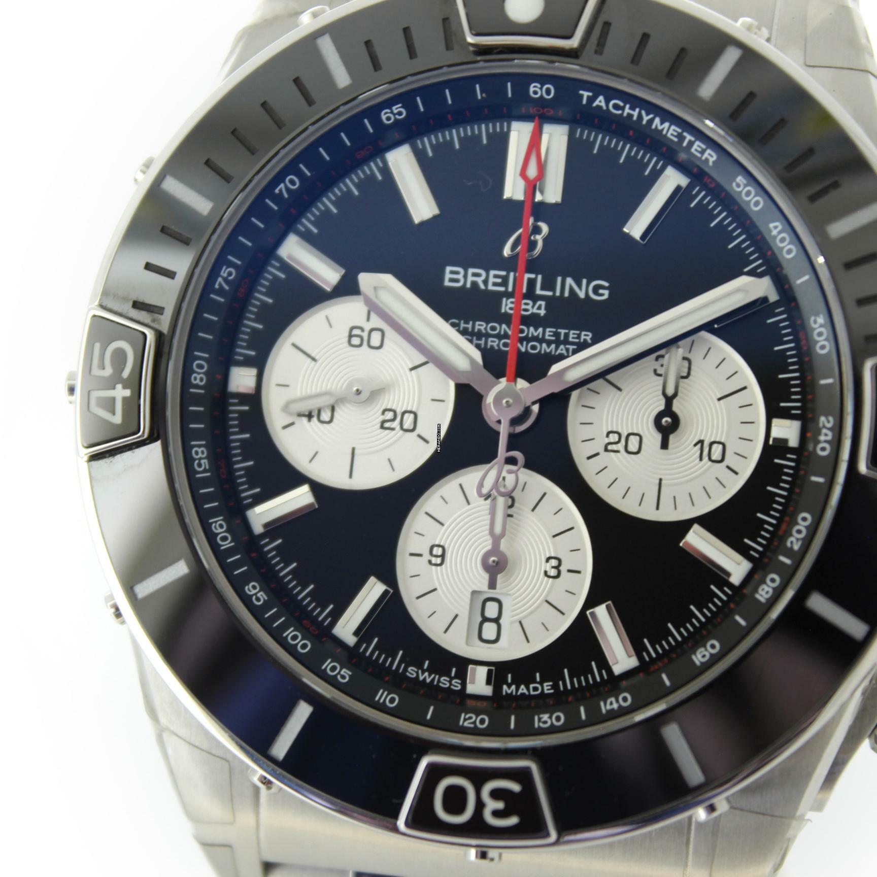 Thumbnail von Breitling Chronomat Super Chronomat B01 44 Full Set