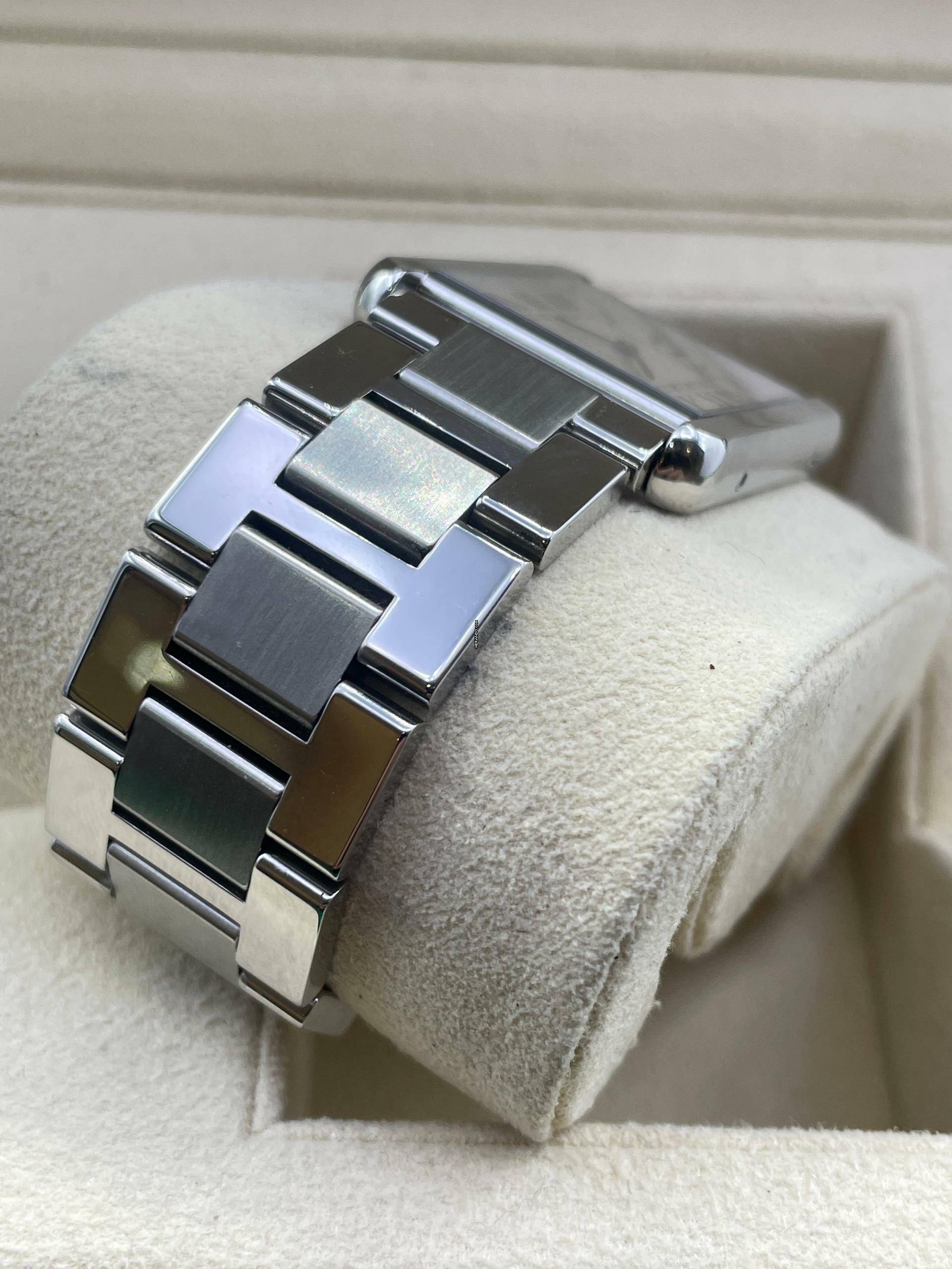 Thumbnail von Cartier Tank Solo Stahl Roman Dial Quartz
