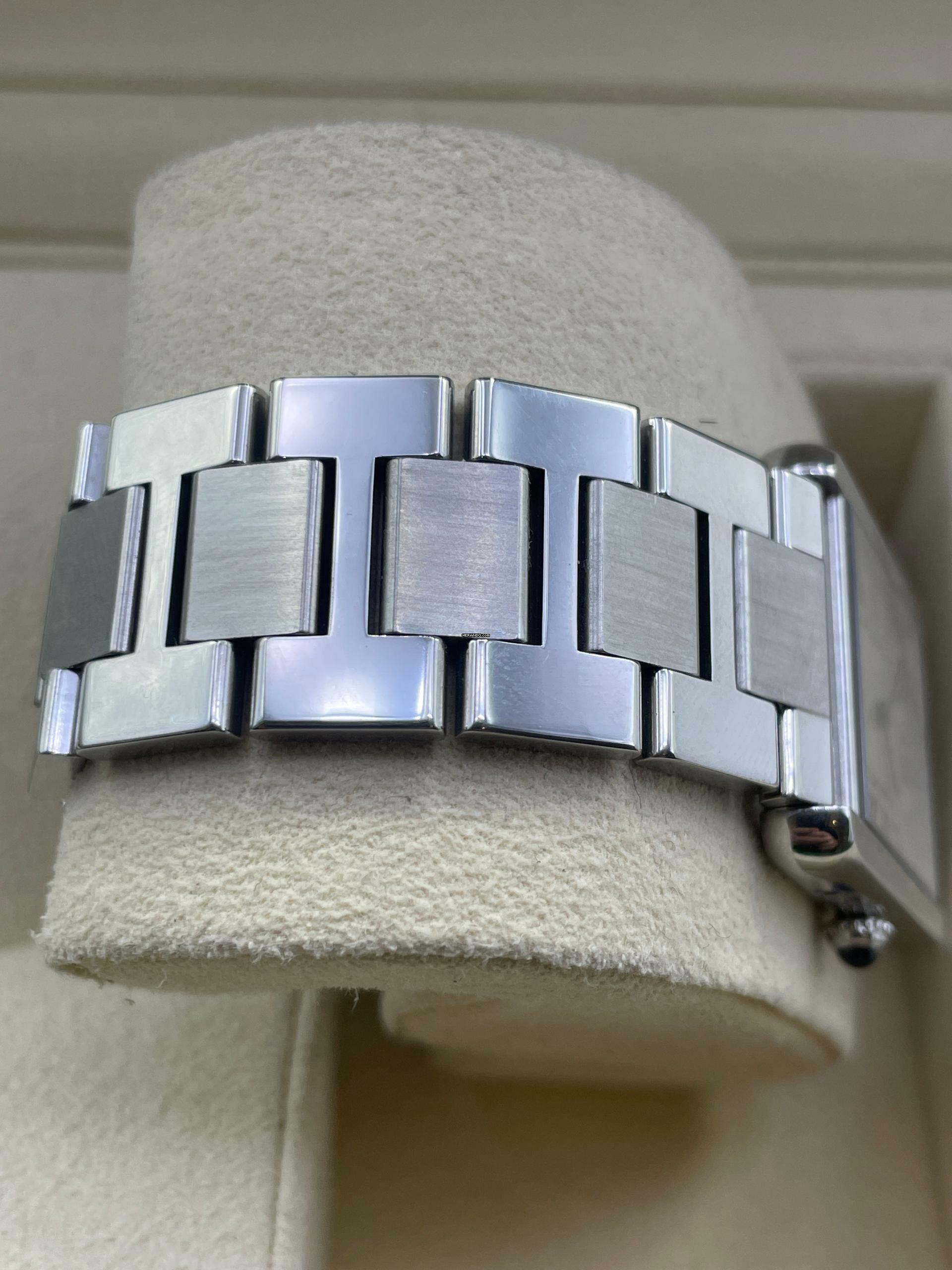 Thumbnail von Cartier Tank Solo Stahl Roman Dial Quartz