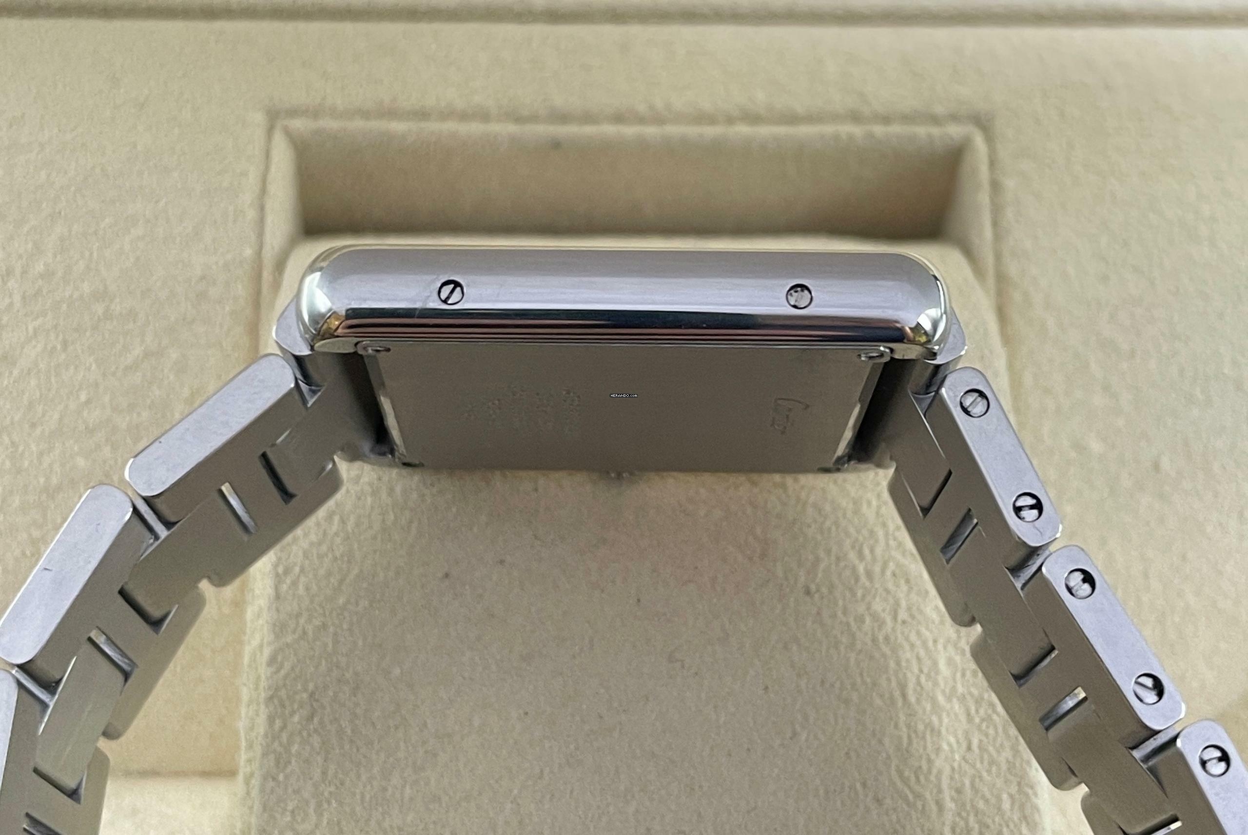 Thumbnail von Cartier Tank Solo Stahl Roman Dial Quartz