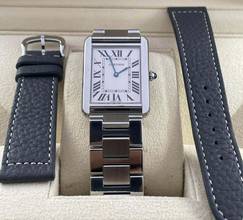 Thumbnail von Cartier Tank Solo Stahl Roman Dial Quartz