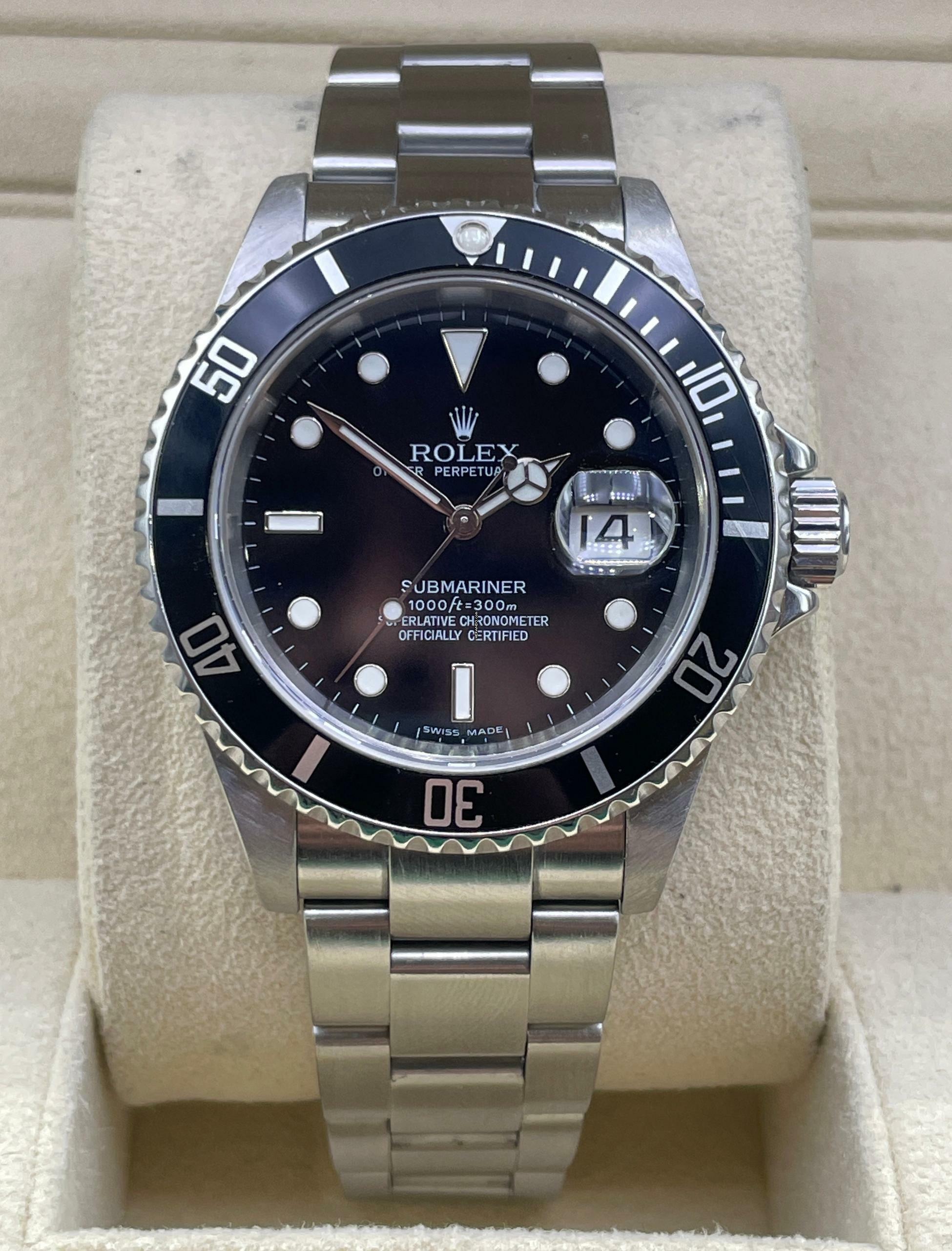 Thumbnail von Rolex Submariner Date Z-Serial Watch only Top Condition Year:2006 Steel 40mm