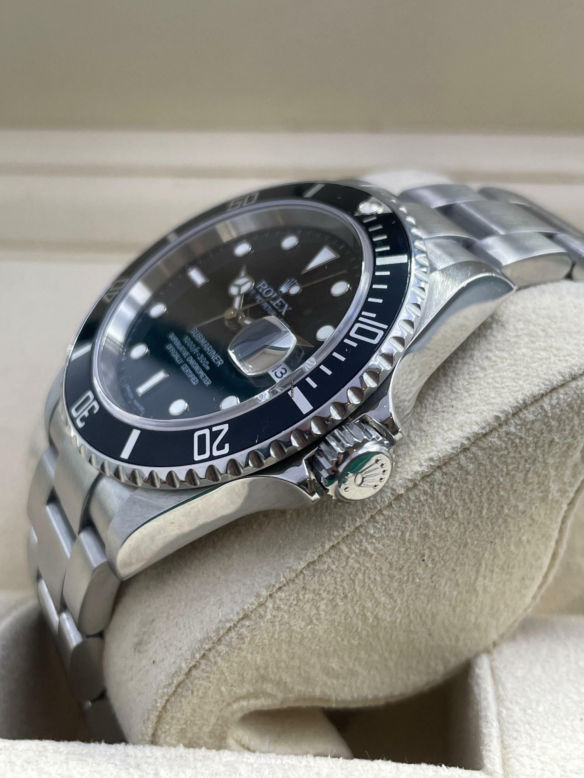 Thumbnail von Rolex Submariner Date Z-Serial Watch only Top Condition Year:2006 Steel 40mm