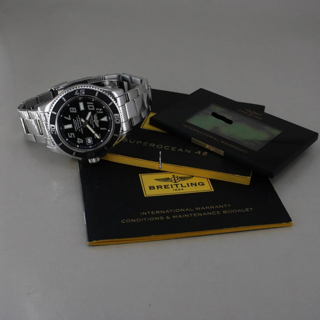 Thumbnail von Breitling Superocean 42 Automatik Chronometer Full Set Top Zustand