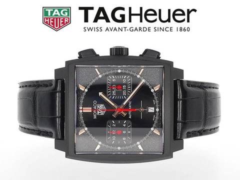TAG Heuer Monaco Dark Lord NEU UND UNGETRAGEN