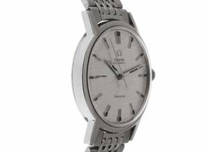 Thumbnail von Omega Genève Genevé Mosaik Ref.165.070 1969 original Box riginal unpoliert Geneve Mosaik