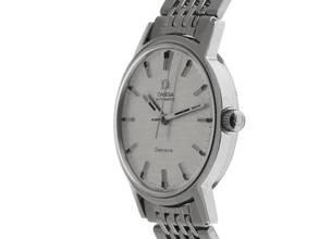 Thumbnail von Omega Genève Genevé Mosaik Ref.165.070 1969 original Box riginal unpoliert Geneve Mosaik