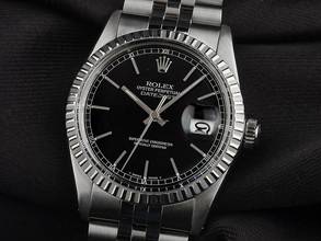 Thumbnail von Rolex Datejust 36 Ref.16030 1982 Box&Beschreibung sehr gut Vintage Datejust Stahl open 6/9