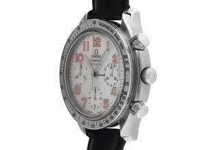 Thumbnail von Omega Speedmaster Reduced Ref.175.0042 1996 Box&Beschreibung original unpoliert Speedmaster Reduced Perlmutt