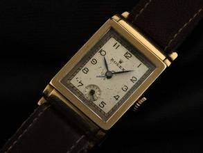 Thumbnail von Rolex Art Deco Ref.2536 1932 original Box original unpoliert Art Deco 9kt gold