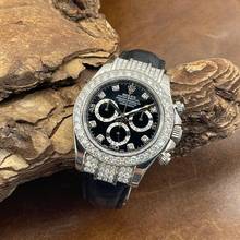 Thumbnail von Rolex Daytona Daytona 18kt Weißgold mit Rolex Diamantbesatz - FULLSET 2007 - 116599RBR Factory Diamonds - Revi Papers - Full Set