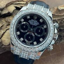 Thumbnail von Rolex Daytona Daytona 18kt Weißgold mit Rolex Diamantbesatz - FULLSET 2007 - 116599RBR Factory Diamonds - Revi Papers - Full Set