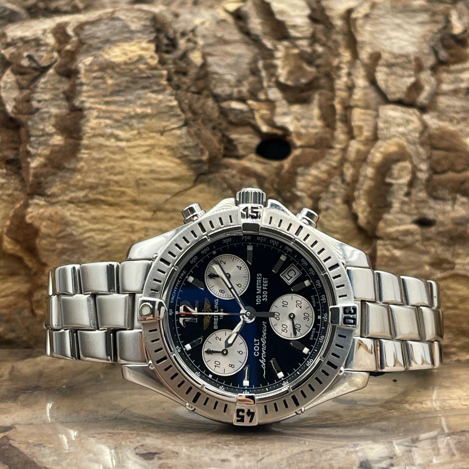 Thumbnail von Breitling Colt Chronograph Colt Chronograph Quartz - FULLSET 2001 - Ref. A53350.018