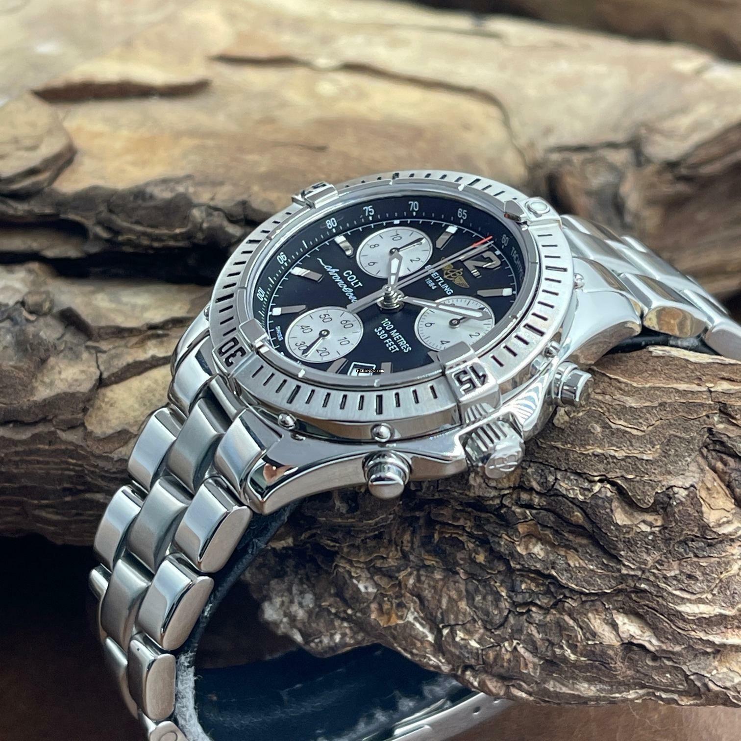 Thumbnail von Breitling Colt Chronograph Colt Chronograph Quartz - FULLSET 2001 - Ref. A53350.018