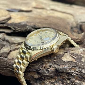  Rolex Lady-Datejust Datejust Lady 26 - 750er Gelbgold - Dia Dial - Ref. 6917 