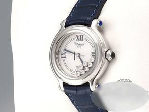 Thumbnail von Chopard Happy Sport Diamonds 32mm 278238 Edelstahl Diamanten Gold