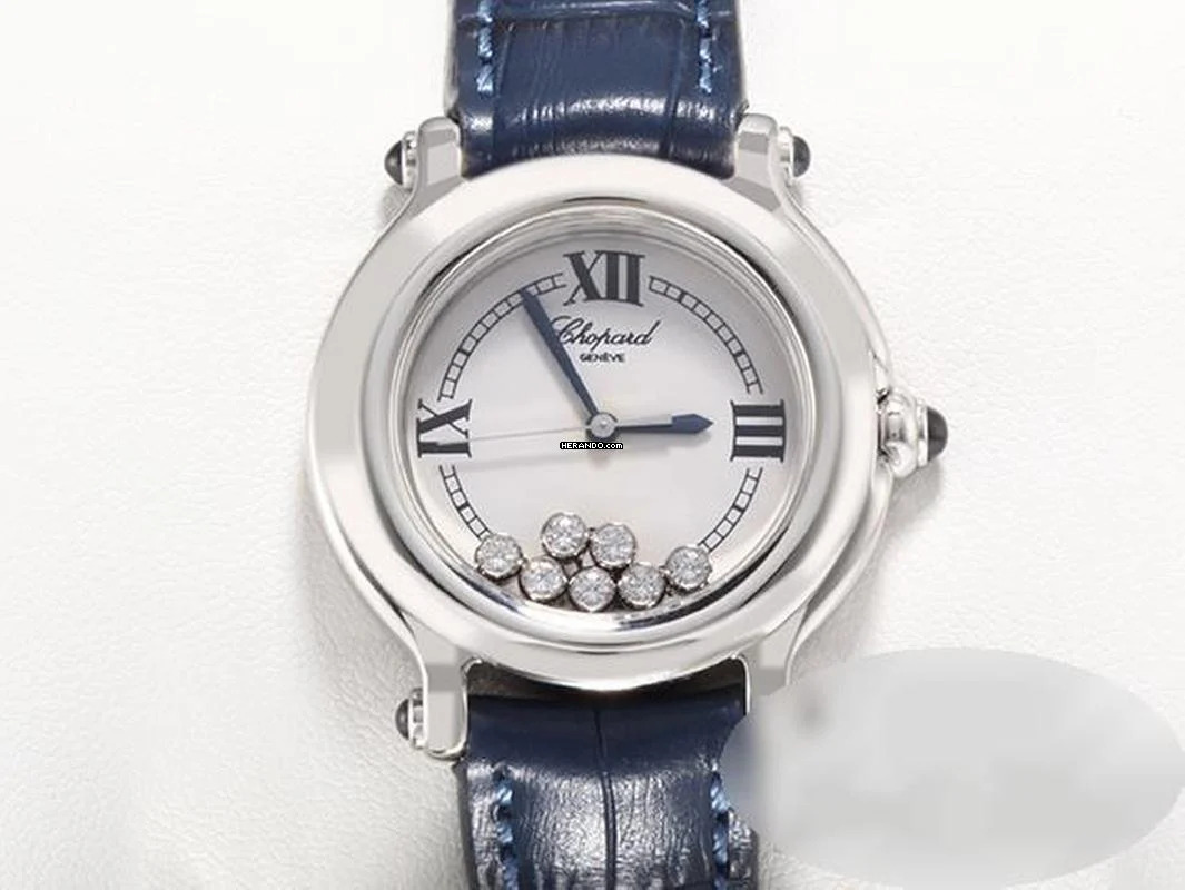  Chopard Happy Sport Diamonds 32mm 278238 Edelstahl Diamanten Gold 