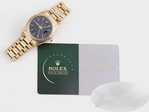 Thumbnail von Rolex Datejust 31 31mm Gelbgold 750 Automatik Rolex-service: 2025 18kt Yellow Gold Damen President-band Chronometer Oyster White Dial