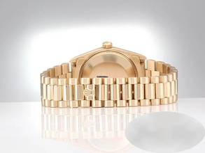 Thumbnail von Rolex Datejust 31 31mm Gelbgold 750 Automatik Rolex-service: 2025 18kt Yellow Gold Damen President-band Chronometer Oyster White Dial