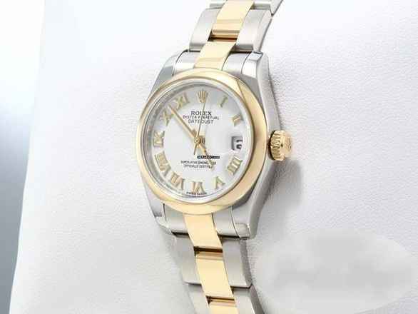  Rolex Lady-Datejust 179163 Edelstahl Gelbgold 750 2014 Automatik Stahl Stainless Steel 18kt Yellow Gold Jubilé-band Chronometer Oyster White Dial 