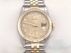 Thumbnail von Rolex Datejust 36 36mm 16233 2000 Stahl Gelbgold 750 Diamanten Automatik Stainless Steel 18kt Yellow Gold Jubilé-band Chronometer Oyster