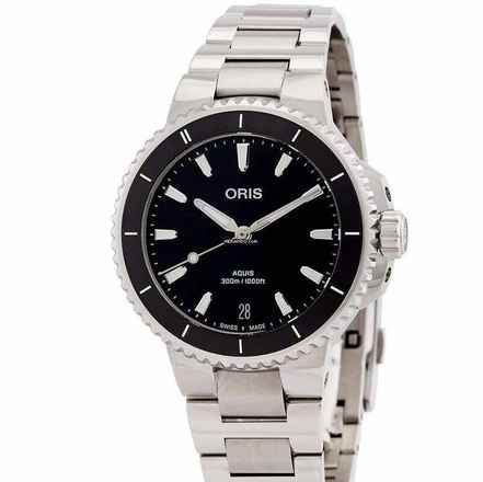  Oris Aquis Date 733 7792 4154-07 8 19 Aquis Date 36.5mm 01 05p NEW FULL SET 