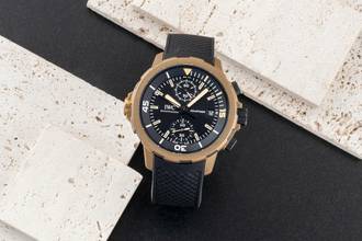 Thumbnail von IWC Aquatimer Chronograph Expedition Charles Darwin Bronze Ref. IW379503 B&P