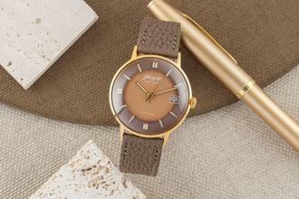 Thumbnail von Glashütte Original Spezimatic Messing vergoldet Automatik vintage Klassiker