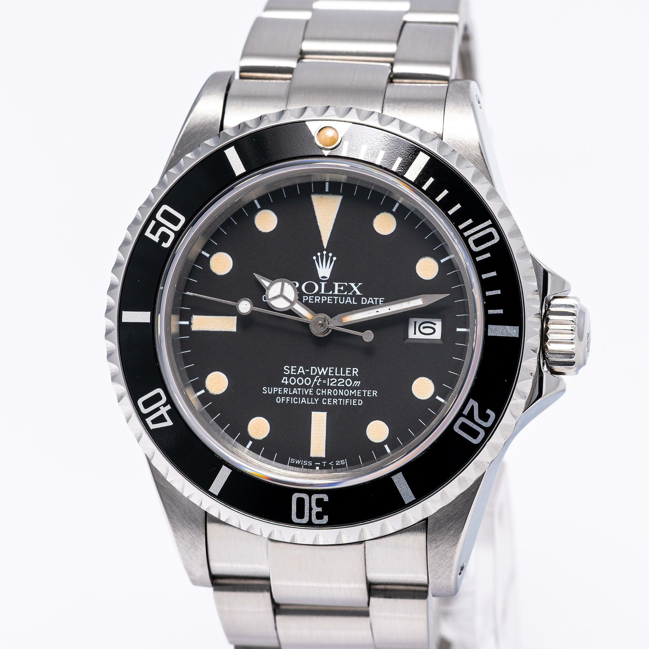  Rolex Sea-Dweller 40 Black Matte Dial – 16660 – like NEW ~ 1982 