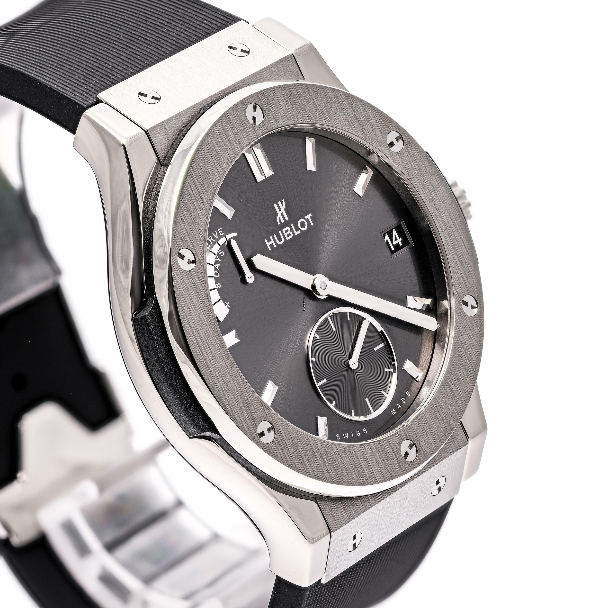 Thumbnail von Hublot Classic Fusion Power Reserve 45 – 516.NX.7070.RX – like NEW – 11/2018 Full Set