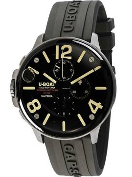  U-Boat 8111/E Capsoil Chronograph SS Herrenuhr 45mm 10ATM 