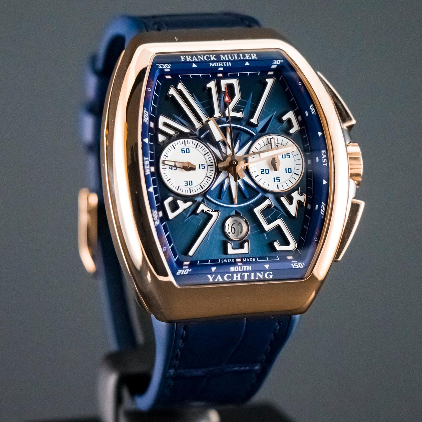 Thumbnail von Franck Muller Yachting Chronograph Rosegold Fullset