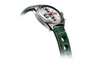 Thumbnail von Raidillon Miles Chronograph Italien Design optional with dark/pink dial
