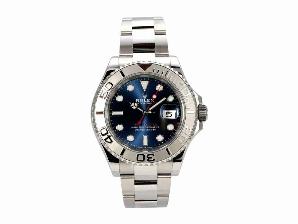  Rolex Yacht-Master 40 mm Edelstahl / Platin Ref. 126622 Blau 