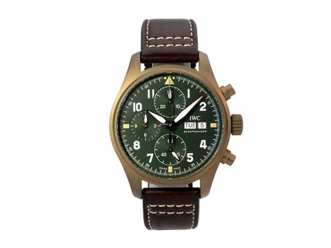  IWC Fliegeruhr Spitfire Chronograph Pilot's Watch Chronograph Spitfire IW387902 Bronze 