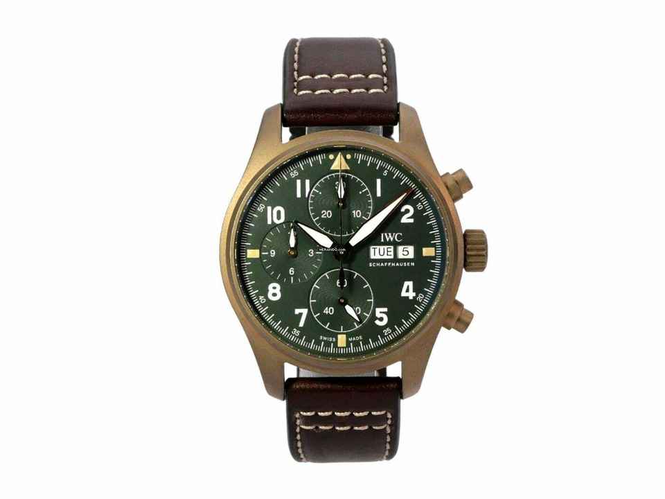  IWC Fliegeruhr Spitfire Chronograph Pilot's Watch Chronograph Spitfire IW387902 Bronze 