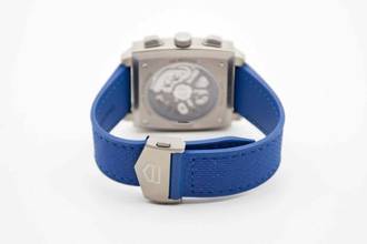 Thumbnail von TAG Heuer Monaco Chronograph Titan blau neues Fullset Mwst. ausweisbar