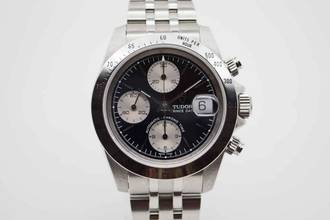 Thumbnail von Tudor Prince Date Chronograph 79280 Newman Dial Box & Papiere