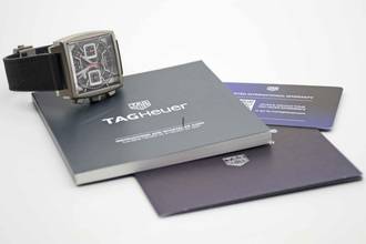 Thumbnail von TAG Heuer Monaco Chronograph Titan schwarz neues Fullset Mwst. ausweisbar