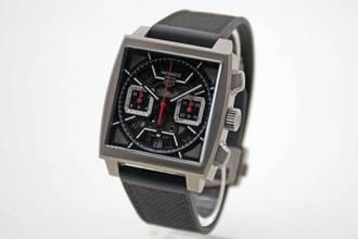 Thumbnail von TAG Heuer Monaco Chronograph Titan schwarz neues Fullset Mwst. ausweisbar