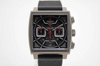 Thumbnail von TAG Heuer Monaco Chronograph Titan schwarz neues Fullset Mwst. ausweisbar