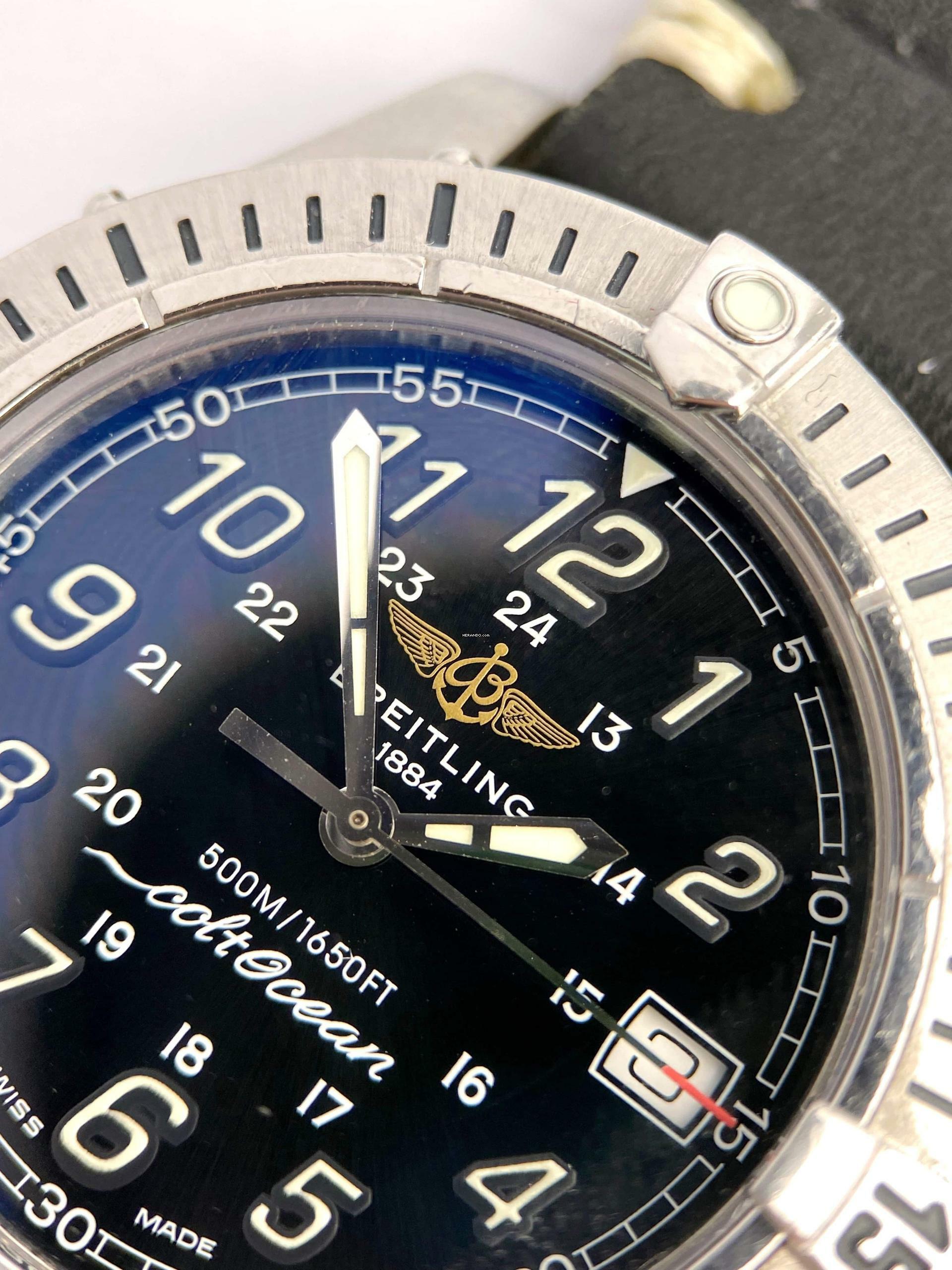 Thumbnail von Breitling Colt Quartz Ocean Quarz Black Dial ref A64350 A64350