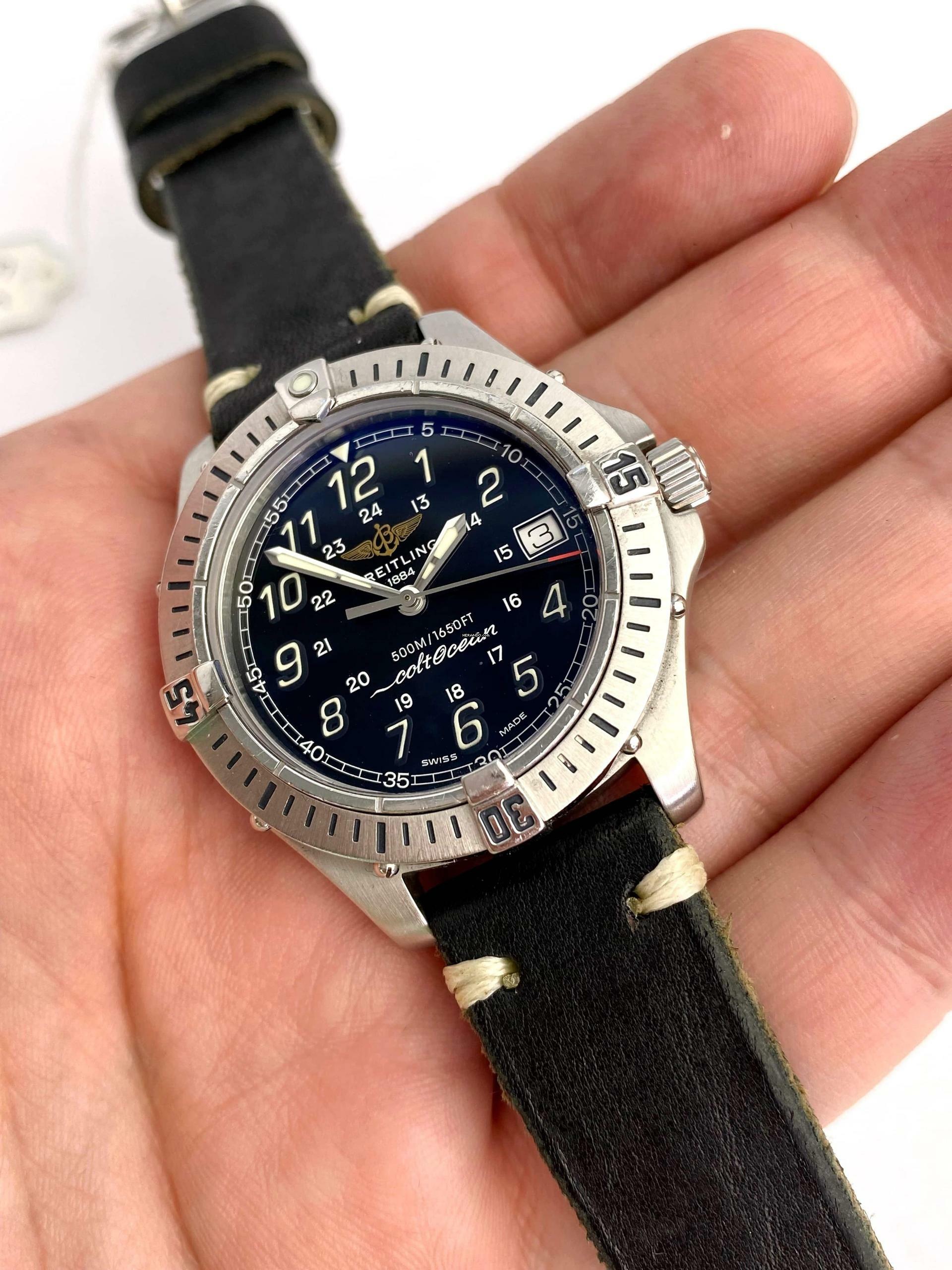 Thumbnail von Breitling Colt Quartz Ocean Quarz Black Dial ref A64350 A64350