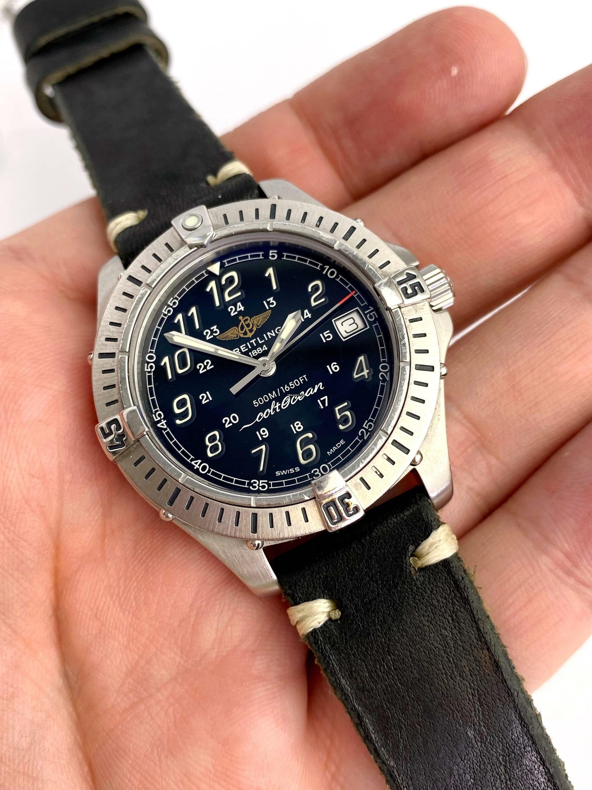 Thumbnail von Breitling Colt Quartz Ocean Quarz Black Dial ref A64350 A64350