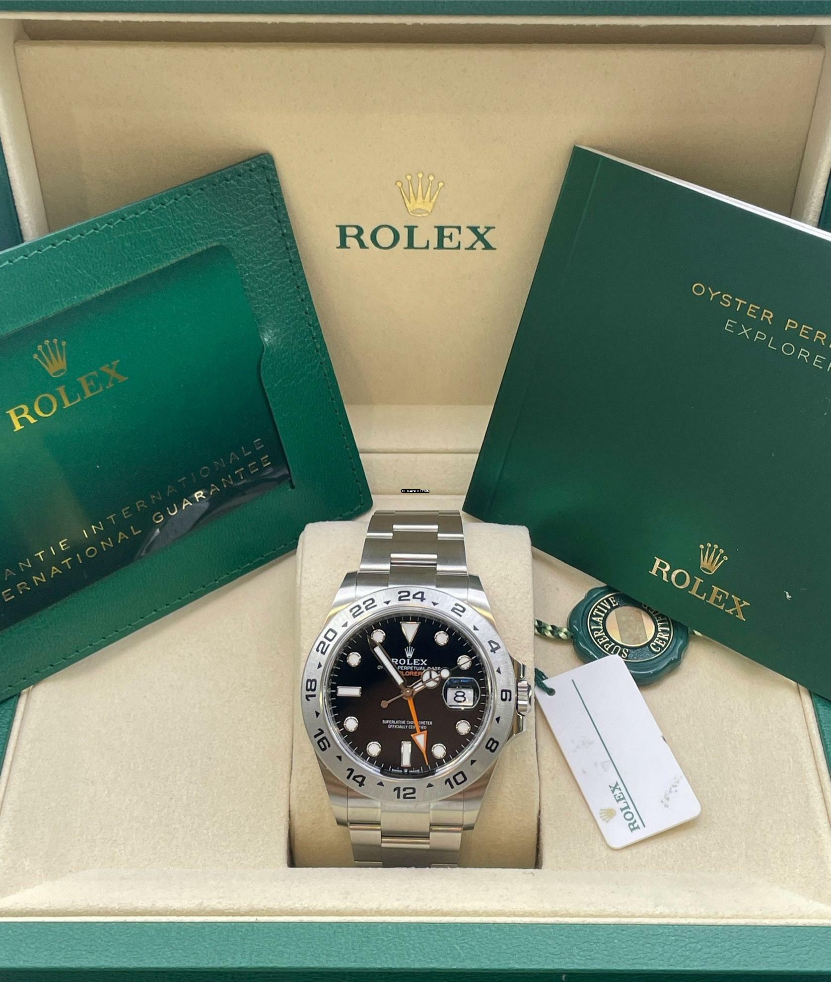 Thumbnail von Rolex Explorer II 2025 NEW FULL SET with box&Papers UNWORN Black Dial